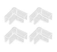 Hxyxbnhno 4PCS Fish Edges Protector Clear Fish Support Tools Clear Aquarium Fish Glass Protector Easy Install