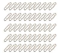 Hxyxbnhno 50 Pcs/Pack Powerful Stainless Steel Fishing Fast Link Clips Lock Snaps Quick Lure Change Connector for Freshwater Saltwater Tackle