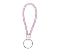 Hxyxbnhno Bling Rhinestone Phone Lanyard Wrist Strap Cord Keychain Crystal Car Keychain Accessories Anti-lost Rope, A, One size
