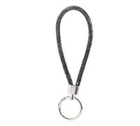 Hxyxbnhno Bling Rhinestone Phone Lanyard Wrist Strap Cord Keychain Crystal Car Keychain Accessories Anti-lost Rope, Grey, One size