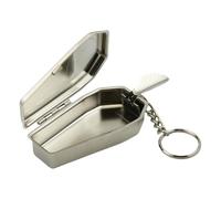 Hxyxbnhno Tray with Lid for Key Chain Ashtray Keychain Pocket Ashtray with Button
