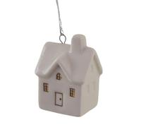 Hxyxbnhno White Ceramic Christmas Tree Decors Decorative White Ceramic Christmas Themed Ornament for Tree Hangings Adornment
