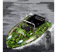 HXZB Fishing Bait Boat, Remote Control Bait Boats for Carp Fishing, 500M RC Fishing Boats with 5200mAh Battery for Adults, Wind & Wave Resistant for Sea Fishing
