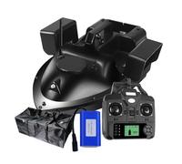 HXZB Fishing Bait Boat with GPS, Remote Controlled Bait Boats for Carp Fishing, 500M RC Fishing Boat with 12000mah Battery & Free Carry Bag