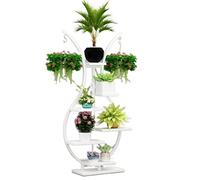 HXZJUIKL Plant Stand Plant Shelf Plant Table Creative Iron Plant Shelf Multi-layer Plant Stand For Indoor Outdoor Courtyard Patio Balcony Plant Holder Flower Stand Plant Rack (A 152*69*25cm)