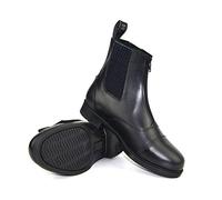 Hy Canterbury Zip Up Jodhpur Short Leather Boots Adult Sizes 6 Black