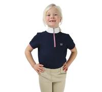 Hy Children's Little Rider Susan Short Sleeve Show Shirt - 5 - 6 Years · Navy