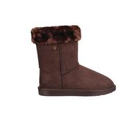 Hy Chisworth Faux Fur Waterproof Ankle Boots in Chocolate | Size: 11.5 Hy Chocolate 11.5