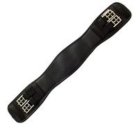 Y&H Dressage Girth HyCOMFORT Waffle Elasticated Both Ends Black 71cm/28in