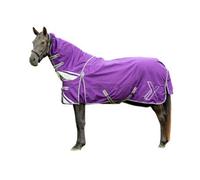 Hy Defencex Shield Achable Neck Horse Turnout Rug Purple (7 3")