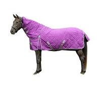 Hy Defencex Shield Combo Neck Achable Neck 100G Horse Stable Rug Purple (6 0")