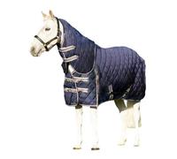 Hy Defencex Shield Combo Neck Achable Neck 200G Horse Stable Rug Navy (5 9")