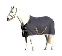 Hy Defencex Shield Standard-Neck Thermal Horse Fleece Rug Navy (6 0")