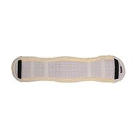 Hy Dressage Fleece Horse Girth Sleeve (37cm) (White/Natural)