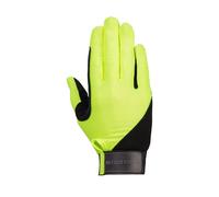 Hy Equestrian Absolute Fit Glove Reflective Yellow Child - Extra Large