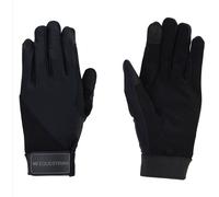 Hy Equestrian Black Absolute Fit Ladies Riding Gloves - Medium