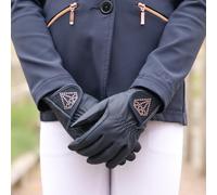 HY EQUESTRIAN Cadiz Children’s Riding Gloves - Navy - Child Small