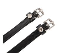 Hy Equestrian Children's Diamante Stud Spur Straps - One Size · Black