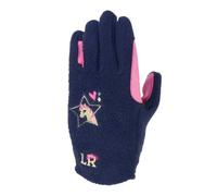 Hy Equestrian Children's Little Rider I Love My Pony Fleece Gloves - Large