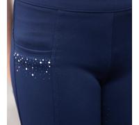 Hy Equestrian Children's Roka Regal Riding Tights - 11-12 Years · Navy