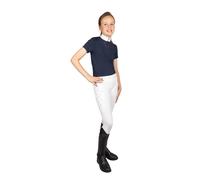 Hy Equestrian Children's Roka Reign Riding Tights White - White - 11-12 Years