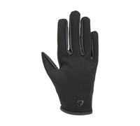 Hy Equestrian Children's Softshell Comfort Riding Gloves Black - Child Medium
