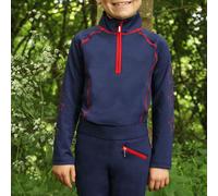 Hy Equestrian Children's Stella Base Layer - 3 - 4 Years · Navy and Red
