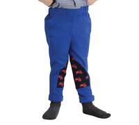 Hy Equestrian Children's Tractors Rock Pull-On Tots Jodhpurs - XX-Large · Navy With Red Tractors