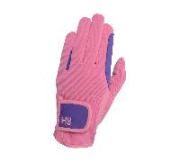 Hy Equestrian Children's Two Tone Riding Gloves - Child Extra Large