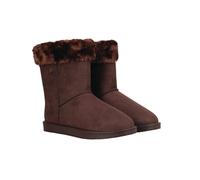 Hy Equestrian Chisworth Waterproof Fleece Boot with Faux Fur - 40 · Chocolate