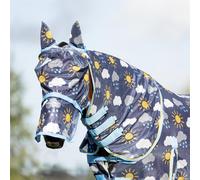 Hy Equestrian Come Rain or Shine Fly Mask with Ears and Detachable Nose - Pony · One Colour
