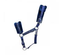 Hy Equestrian Dazzle Head Collar Twilight Navy - Cob