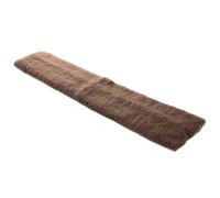 Hy Equestrian Dressage Fleece Girth Cover for Horses Brown/Brown - 31.5