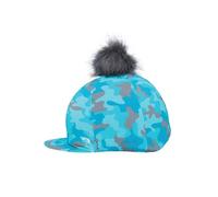 HY EQUESTRIAN DynaForce Hat Cover (Pacific/Grey)