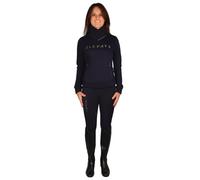 HY EQUESTRIAN Elevate Allure Cross Neck Jumper - Navy - Medium