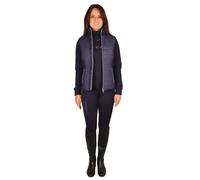 Hy Equestrian Elevate Allure Gilet - X Large · Navy/Gun Metal Grey
