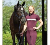 Hy Equestrian Elevate Allure Riding Tights Berry - Berry - X Large