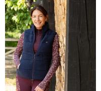 Hy Equestrian Elevate Heritage Teddy Fleece Gilet Navy - Navy - Medium