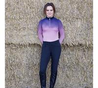 Hy Equestrian Elevate Ombre Base Layer - Navy/Rose - Extra Small