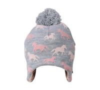 Hy Equestrian Flaine Children's Hat Grey and Pink - One Size