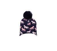 Hy Equestrian Flaine Children's Hat Navy and Pink - One Size