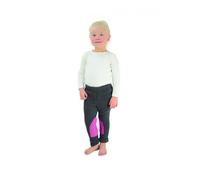 Y-H HY Fleece Tots Kids Jodhpurs Small Grey Pink
