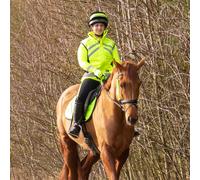 Hy Equestrian Hi Viz Padded Gilet - S · Yellow