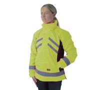 Hy Equestrian Hi Viz Waterproof Riding Jacket - UK 14 · Yellow