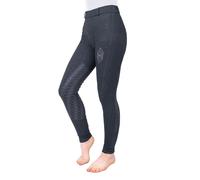 Hy Equestrian Jesmond Jewel Denim Look Tights - 5-6 Years