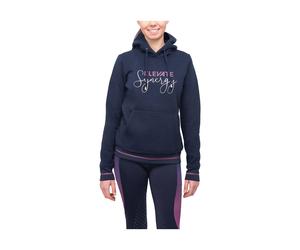 Hy Equestrian Ladies Synergy Elevate Hoodie Navy/Fig - Large