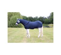 Hy Equestrian Lycra Flex Navy Rug with Belly Flap - Pony