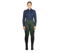 Hy Equestrian Melton Riding Tights Forest Green - Forest Green - Small