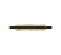 Hy Equestrian Natural Brown Detachable Faux Fur Elasticated Girth - 46"
