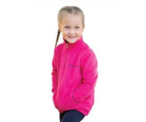 HY EQUESTRIAN Nina Soft Fleece by Little Rider - Pink/Navy - 7-8 years